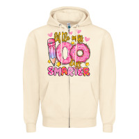 Sandshell little miss 100 days smarter Zipper Hoodie - Artiststas