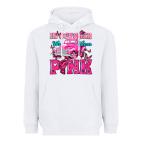 White In October We Wear Pink Truck Heavyweight Hoodie - texasbilliewilder