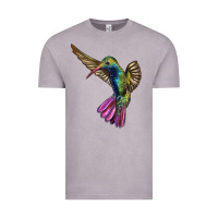 Vintage Zinc Flying Ruby Throated Hummingbird Vintage Tee - LillyAllenDesigns