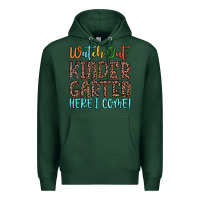 Sports Green watch out kindergarten here i come! Premium Hoodie - JahusDesignShop