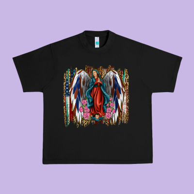 Lady Of Guadalupe 4th Of July Urban Heavy Tee Designed By Jasminsmagicworld