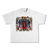 Lunar Rock Lady of Guadalupe 4th of july Urban Heavy Tee - Jasminsmagicworld