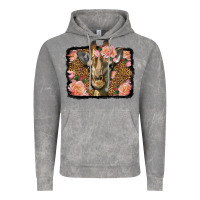 Cloud Rock Western Floral Giraffe Vintage Hoodie - LillyAllenDesigns