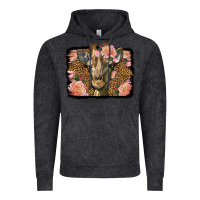 Vintage Arctic Western Floral Giraffe Vintage Hoodie - LillyAllenDesigns