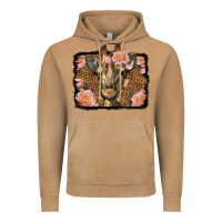 Vintage Camel Western Floral Giraffe Vintage Hoodie - LillyAllenDesigns