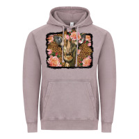 Vintage Zinc Western Floral Giraffe Vintage Hoodie - LillyAllenDesigns