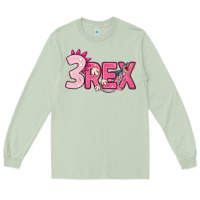 Matcha pink three rex Long Sleeve Tee - MaliasSmallBusiness