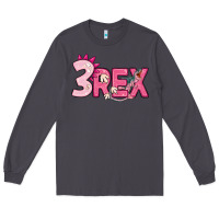 Smoke pink three rex Long Sleeve Tee - MaliasSmallBusiness