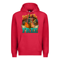 Cardinal Land of the free 4th of july Premium Hoodie - HowdyJamesFarm