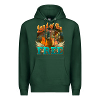 Sports Green Land of the free 4th of july Premium Hoodie - HowdyJamesFarm