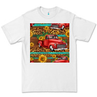 White western farm truck seamless pattern Premium Tee - HRA Design Shop