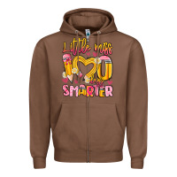 Little Miss 100 Days Smarter Zipper Hoodie | Teevron