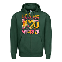 Sports Green little miss 100 days smarter Zipper Hoodie - Artiststas