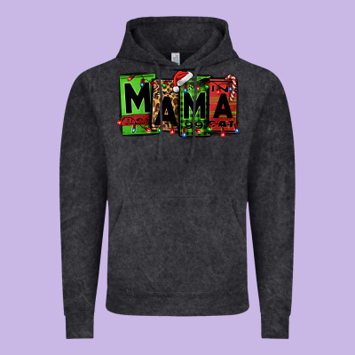 Christmas Mama Vintage Hoodie Designed By Jasminsmagicworld