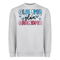 Heather Grey glamma glam grandma Heavyweight Sweatshirt - MaliasSmallBusiness