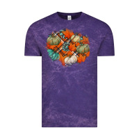 Cloud Purple fall autumn patches Vintage Tee - Jasminsmagicworld