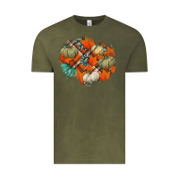 Vintage Olive fall autumn patches Vintage Tee - Jasminsmagicworld
