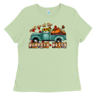 Matcha meet me af the pumpkin patch Ladies Tee - CowhideDigitalArt