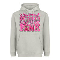 Moon Dust In October We Wear Pink with Gnome Heavyweight Hoodie - texasbilliewilder