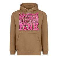 Toasted Coconut In October We Wear Pink with Gnome Heavyweight Hoodie - texasbilliewilder