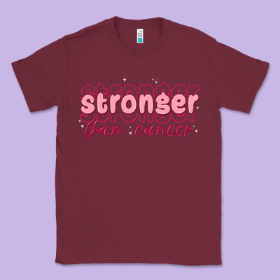 Stronger Than Cancer Classic Tee Designed By Maliassmallbusiness