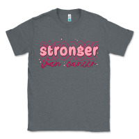 Charcoal Heather stronger than cancer Classic Tee - MaliasSmallBusiness