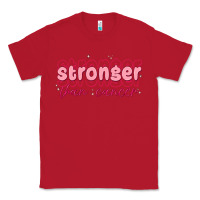 Red stronger than cancer Classic Tee - MaliasSmallBusiness