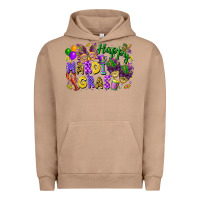 Pigment Burro Happy Mardi Gras Urban Hoodie - FaDigitalArtStudio
