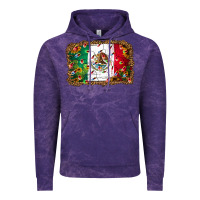 Cloud Purple Christmas lights Mexican flag Vintage Hoodie - Jasminsmagicworld