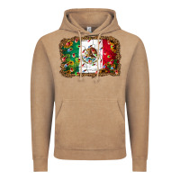 Vintage Coffee Christmas lights Mexican flag Vintage Hoodie - Jasminsmagicworld