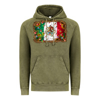 Vintage Olive Christmas lights Mexican flag Vintage Hoodie - Jasminsmagicworld