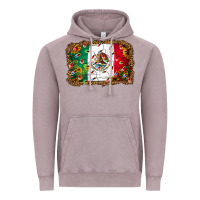 Vintage Zinc Christmas lights Mexican flag Vintage Hoodie - Jasminsmagicworld