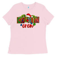 Bubblegum Pink cousin crew christmas Ladies Tee - FaDigitalArtStudio