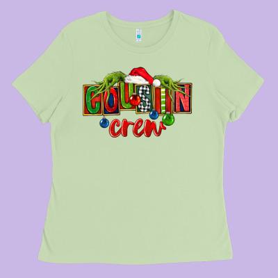 Cousin Crew Christmas Ladies Tee Designed By Fadigitalartstudio
