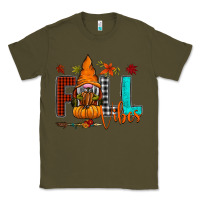 Army Green Fall Vibes Classic Tee - CowhideDigitalArt