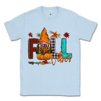 Dusty Blue Fall Vibes Classic Tee - CowhideDigitalArt