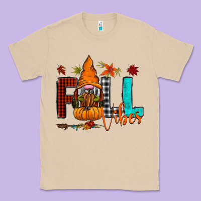 Fall Vibes Classic Tee Designed By Cowhidedigitalart