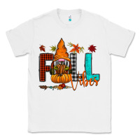 White Fall Vibes Classic Tee - CowhideDigitalArt