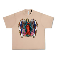 Burro Angel Wing Lady of Guadalupe 4th of July Urban Heavy Tee - Jasminsmagicworld