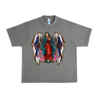 Tornado Angel Wing Lady of Guadalupe 4th of July Urban Heavy Tee - Jasminsmagicworld