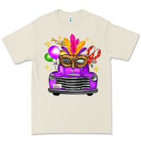 Bone mardi gras truck leopard mask Premium Tee - FaDigitalArtStudio