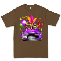 Cacao mardi gras truck leopard mask Premium Tee - FaDigitalArtStudio