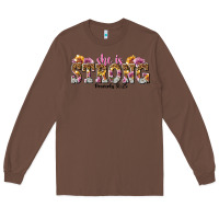 Chestnut she is strong proverbs 31 25 Long Sleeve Tee - NancyCooperArtShop