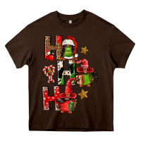 Chocolate Brown ho ho ho afro gnomes Heavy Core Tee - FaDigitalArtStudio