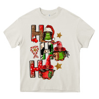 Cream ho ho ho afro gnomes Heavy Core Tee - FaDigitalArtStudio