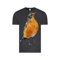 Vintage Black American Robin Bird Vintage Tee - LillyAllenDesigns