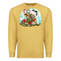 Antique Gold army boots christmas Premium Sweatshirt - texasbilliewilder