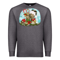 Charcoal Heather army boots christmas Premium Sweatshirt - texasbilliewilder