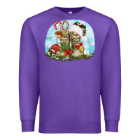 Purple army boots christmas Premium Sweatshirt - texasbilliewilder