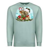 Seafoam army boots christmas Premium Sweatshirt - texasbilliewilder